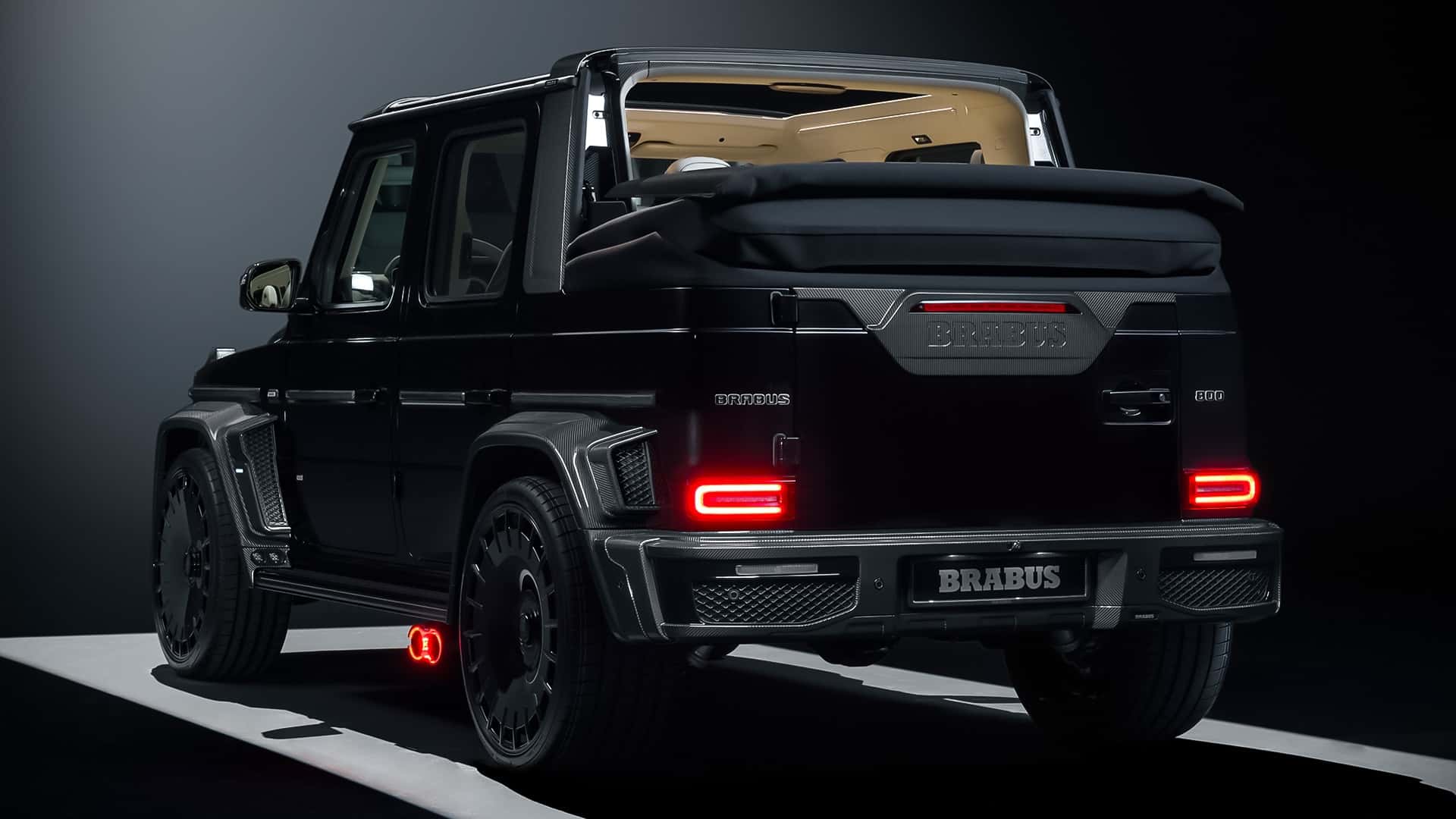 Brabus 800 Cabrio вид сбоку