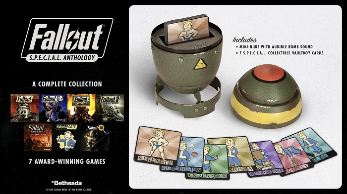 Bethesda has announced the Fallout S.P.E.C.I.A.L compilation, which will include all parts of the iconic franchise and ... a nuclear bomb-2