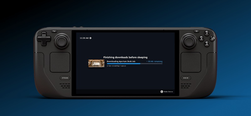 Steam Deck з новою функцією встановлення ігор з вимкненим екраном