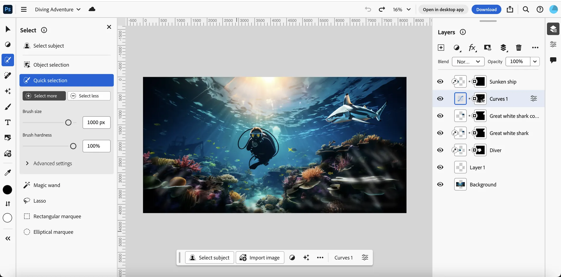 Adobe has released a web-based version of Photoshop with popular tools powered by generative AI-2