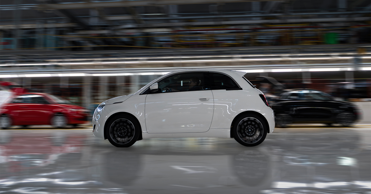 Прототип Fiat 500 Ibrida