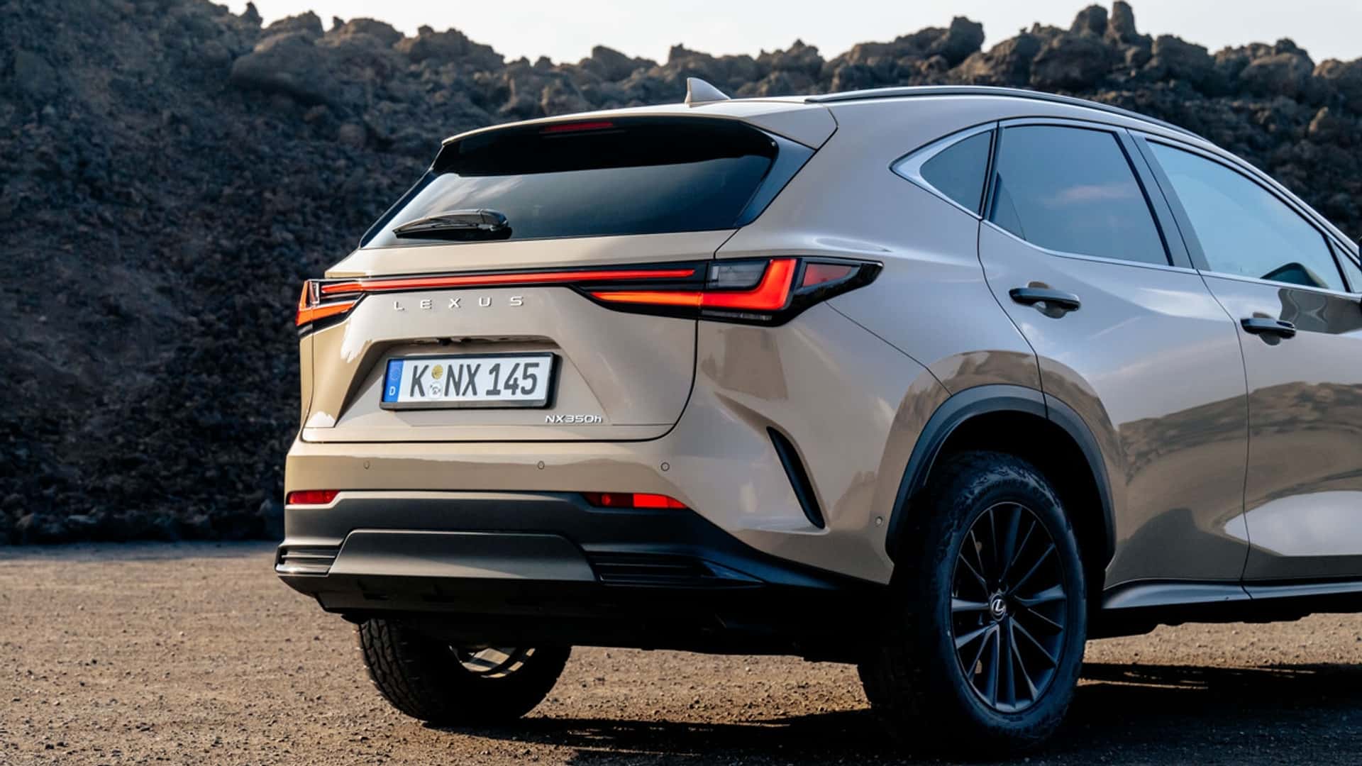 Rear of the Lexus NX Overtrail