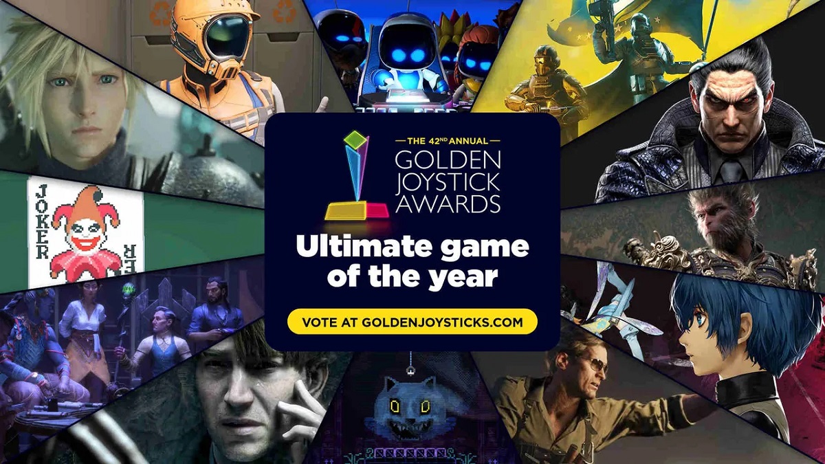 La bataille sera sérieuse : le vote pour le meilleur jeu de 2024 des Golden Joystick Awards a commencé
