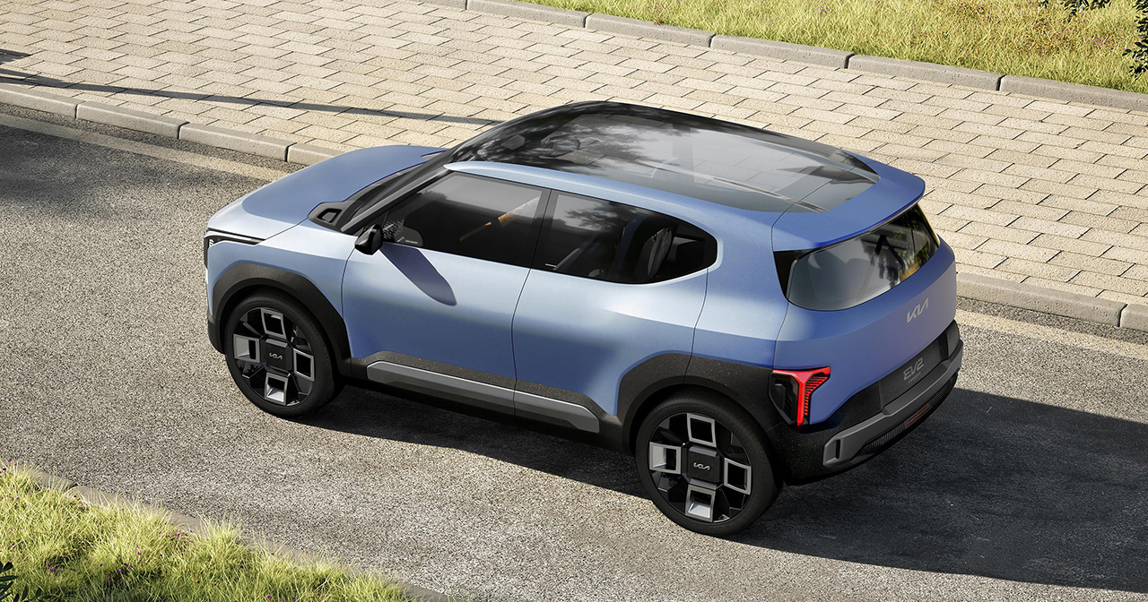 Kia EV2 передняя часть