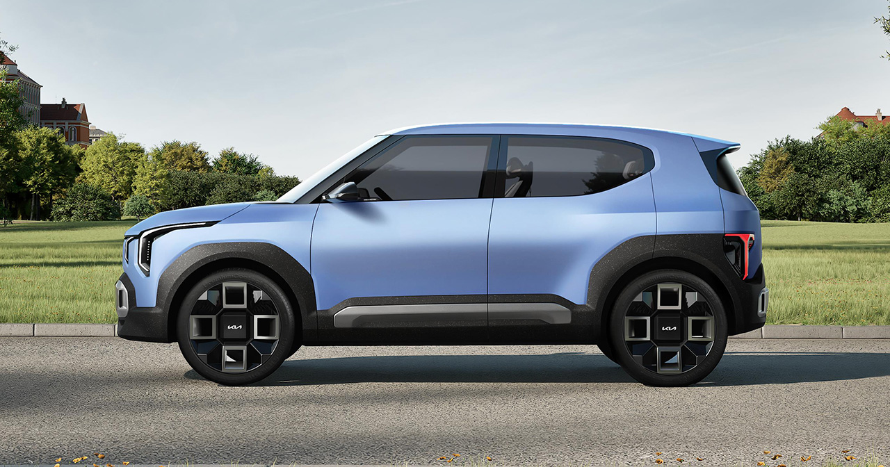 Kia EV2 задняя часть