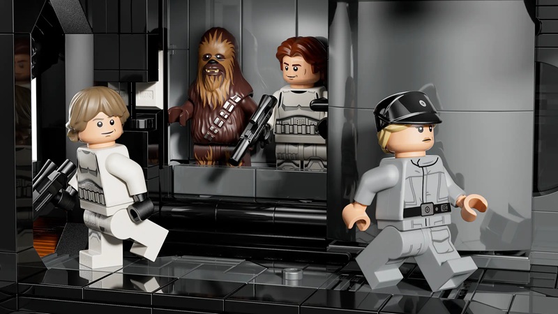 Модель Звезды смерти из LEGO