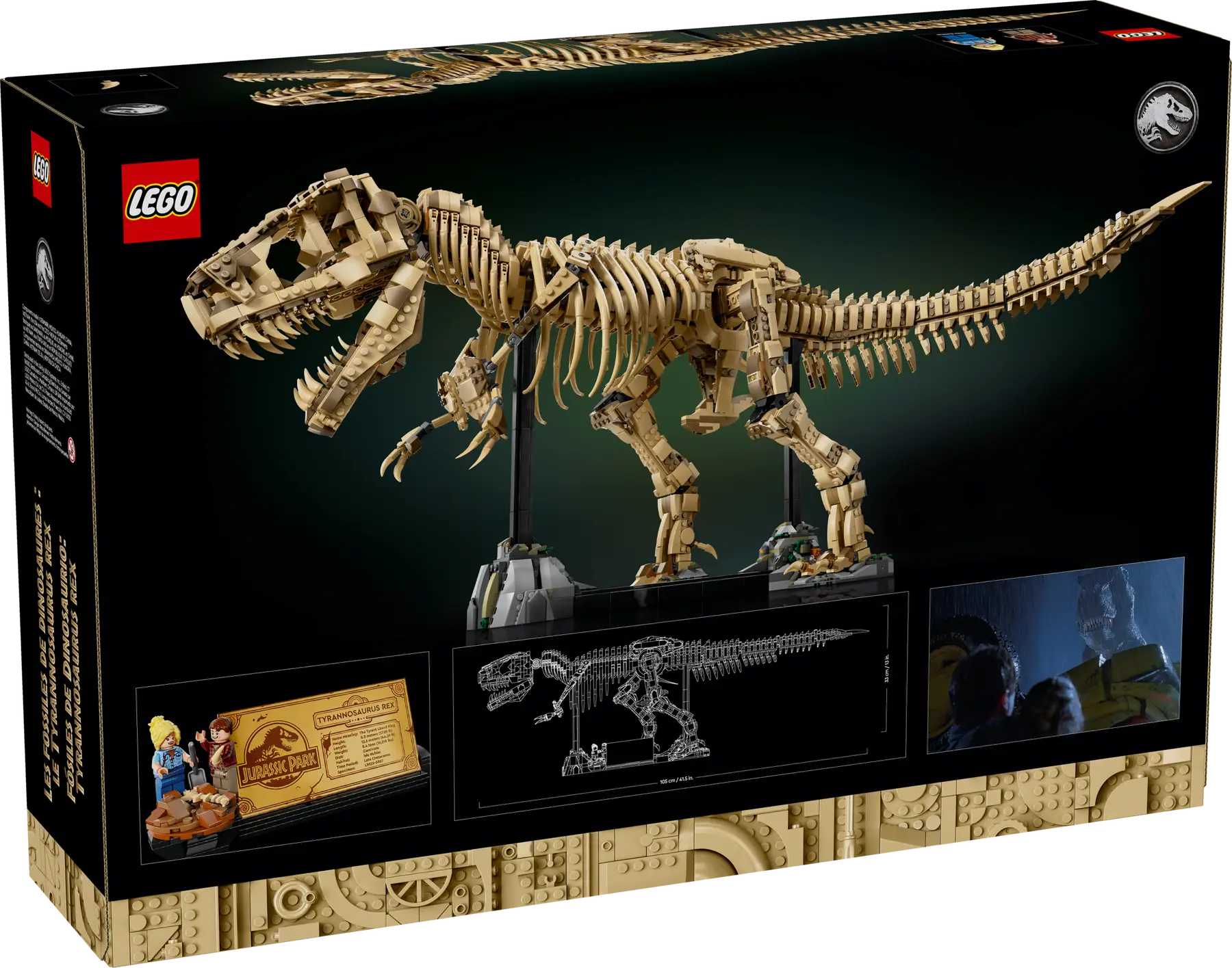 Скелет Ти-Рекса из набора LEGO