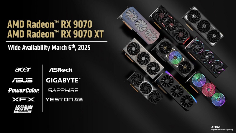 Партнерські відеокарти AMD від компаній Asus, Acer, Sapphire і Gigabyte