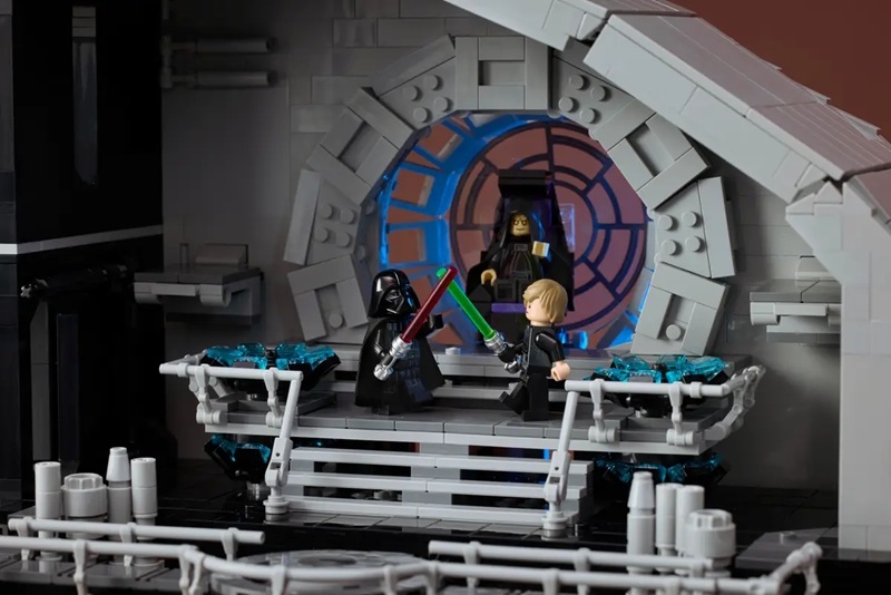 Детали конструкции Звезды смерти LEGO