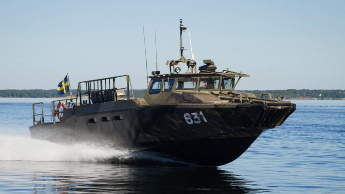 Катер Stridsbåt 90 (CB90). Ілюстрація: ВМС Швеції
