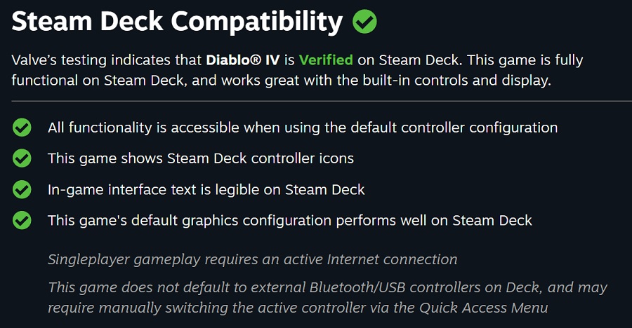 L'enfer entre vos mains : Diablo IV sera disponible sur la console portable Steam Deck. Le jeu a été testé et est entièrement compatible avec l'appareil de Valve.-2