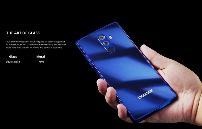 DOOGEE MIX 2: безрамочный смартфон с технологией Face ID стоит ниже $199-3 DOOGEE MIX 2-.jpg