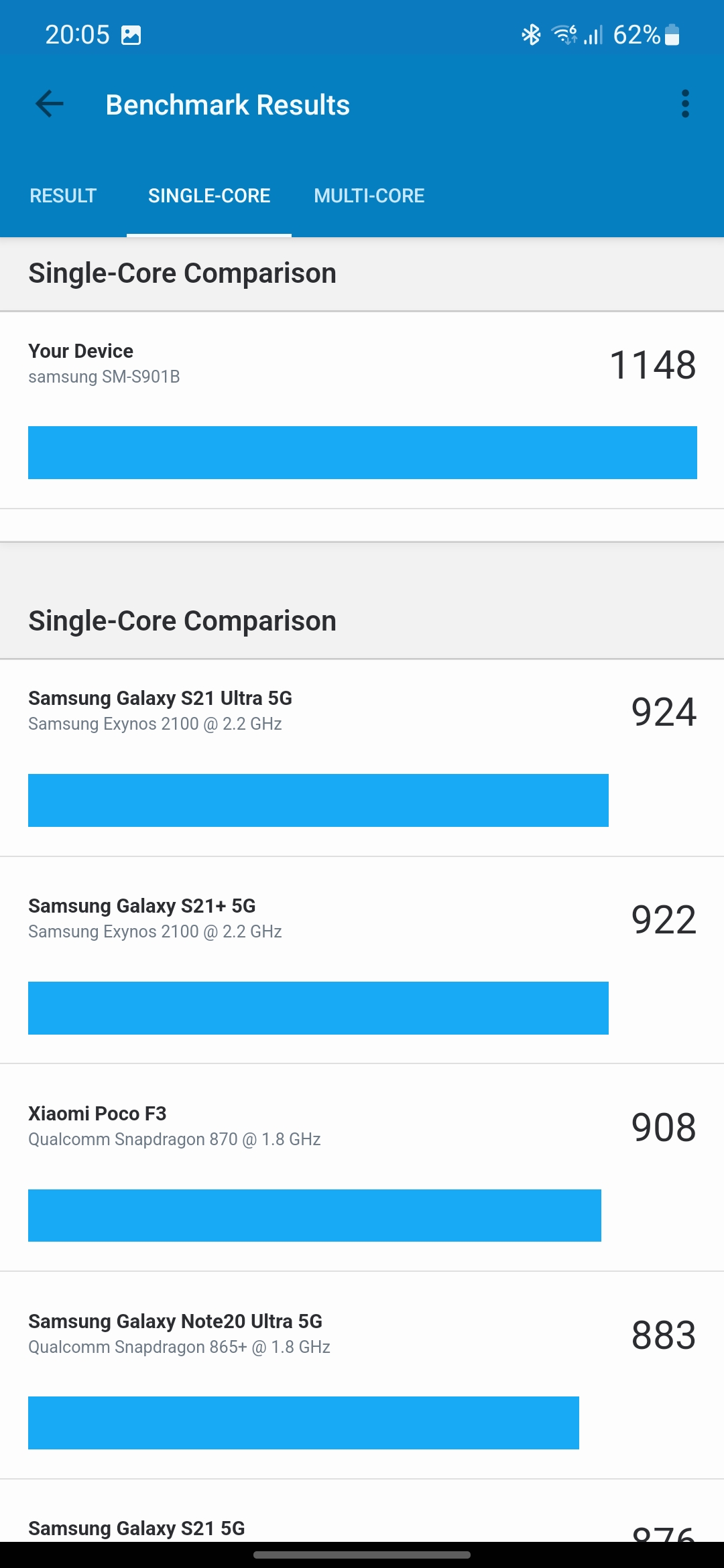 Test du Samsung Galaxy S22 et du Galaxy S22+ : produits phares universels-103
