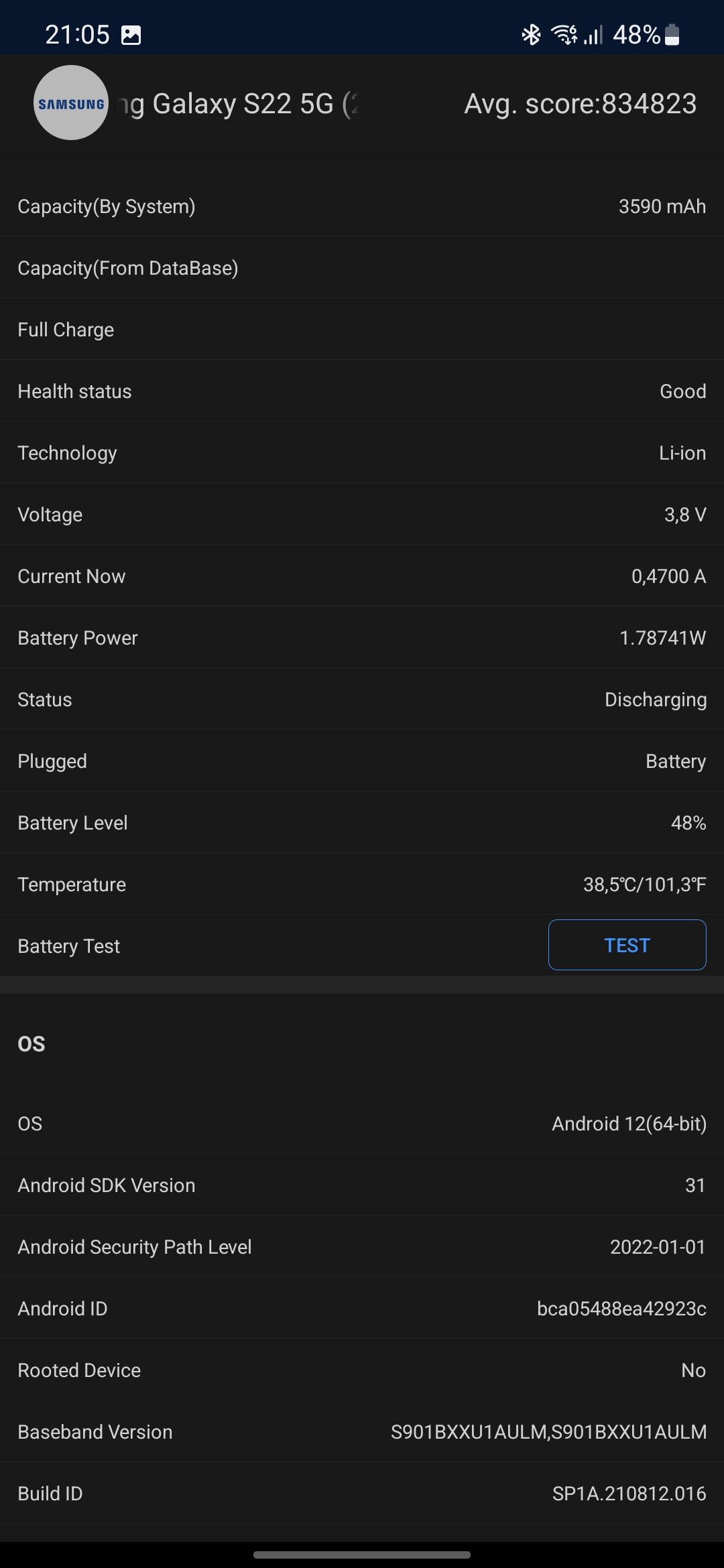 Test du Samsung Galaxy S22 et du Galaxy S22+ : produits phares universels-116