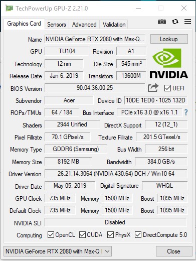 Огляд Acer Predator Triton 500: ігровий ноутбук із RTX 2080 Max-Q у компактному легкому корпусі-34