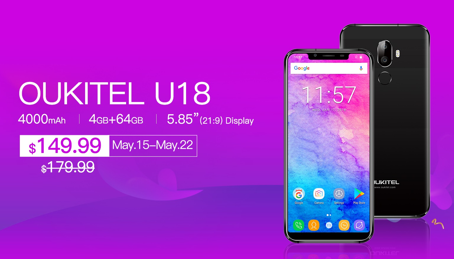 OUKITEL U19: стали известны характеристики бюджетного смартфона с вырезом-2 TIM图片20180516190023.jpg