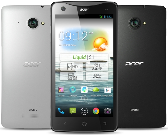Смартфон Acer Liquid S1 с 5.7-дюймовым HD-дисплеем добрался до Украины