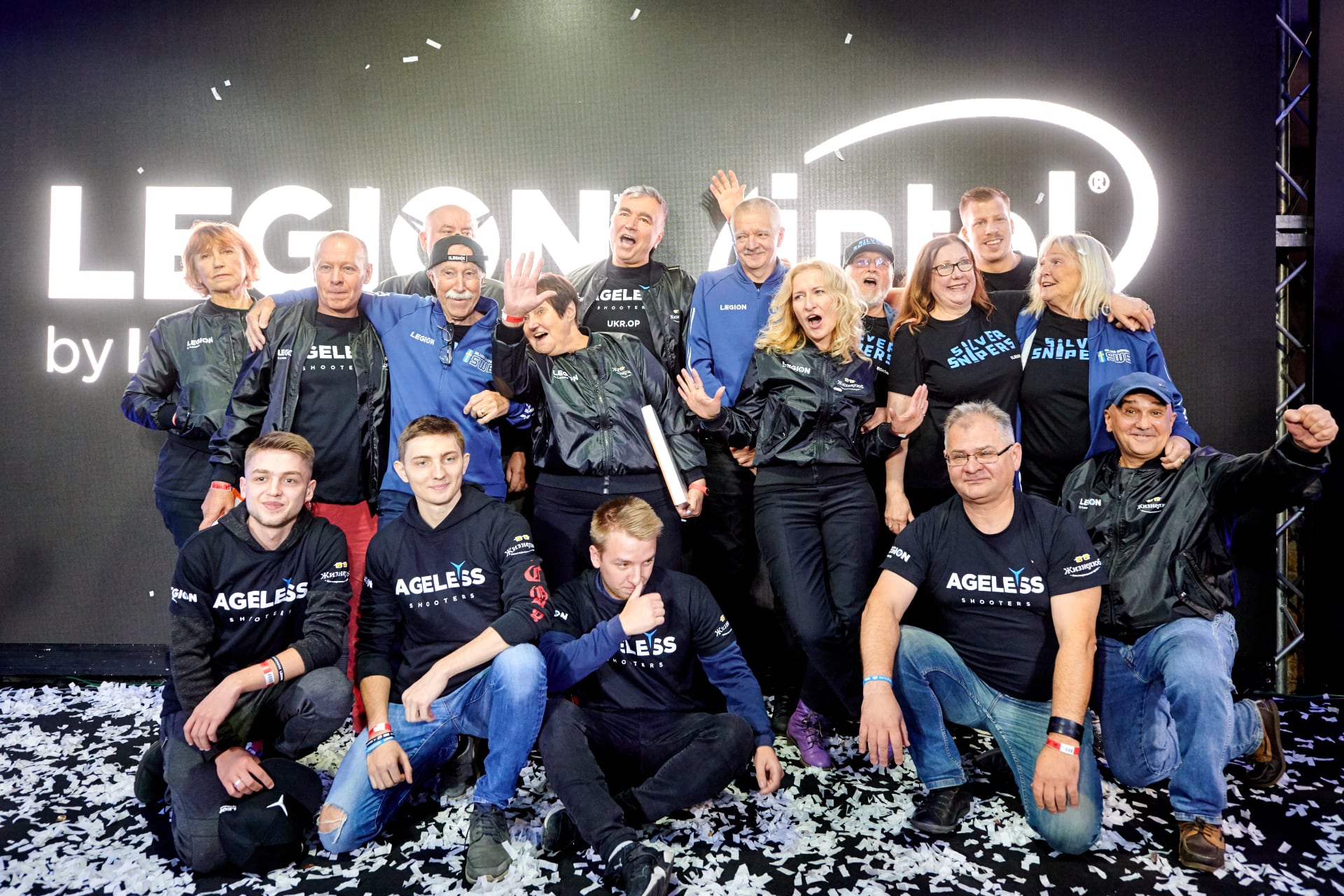 Команда Ageless Shooters. Иллюстрация: пресс-служба Lenovo