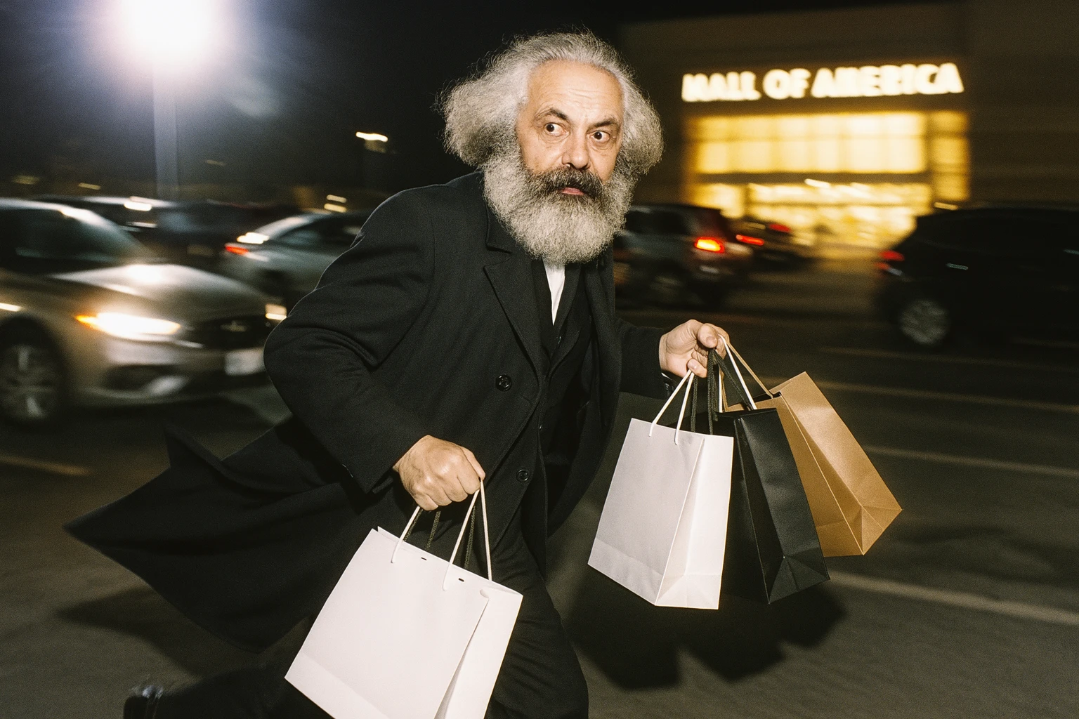 Created an image with a philosopher