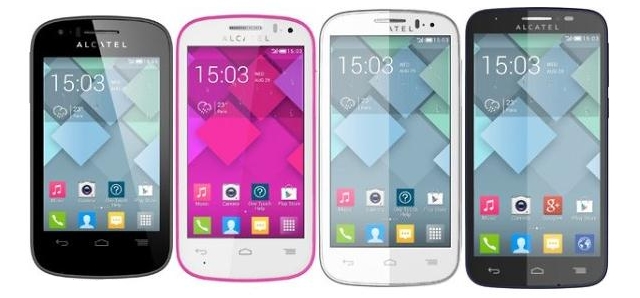 Серия бюджетных Android-смартфонов Alcatel One Touch Pop C1, C3, C5 и C7