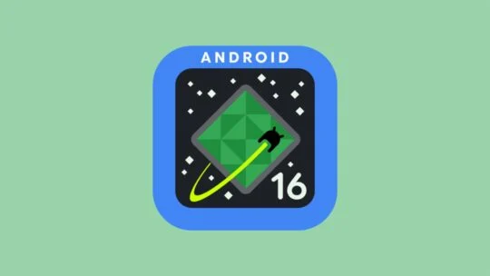 Логотип Android 16