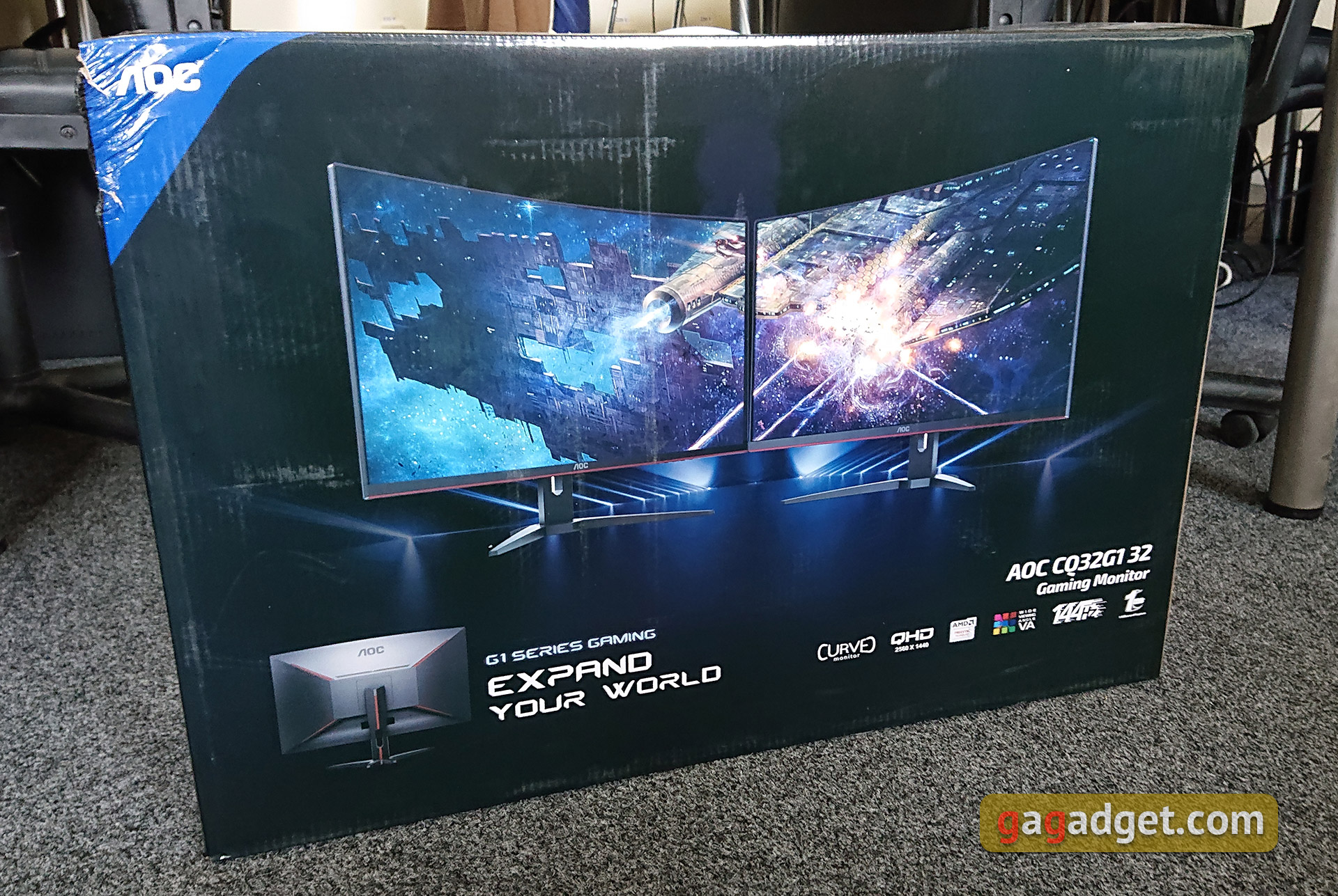 Огляд AOC CQ32G1: 32-дюймовий вигнутий геймерський монітор з частотою 144 Гц-2