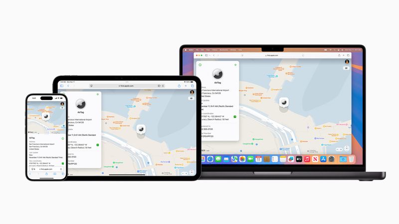 Apple AirTag місцезнаходження