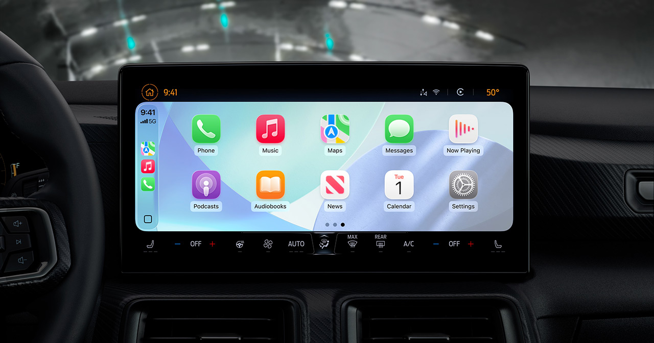 Дизайн CarPlay у світлому режимі