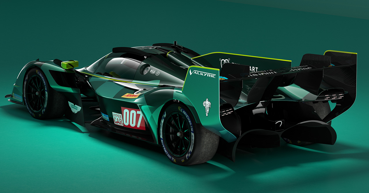 Aston Martin Valkyrie LMH на пит-стопе