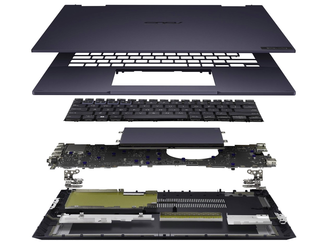 ASUS ExpertBook B7 Flip Review (B7402FEA): a flagship enterprise notebook with a durable case-15