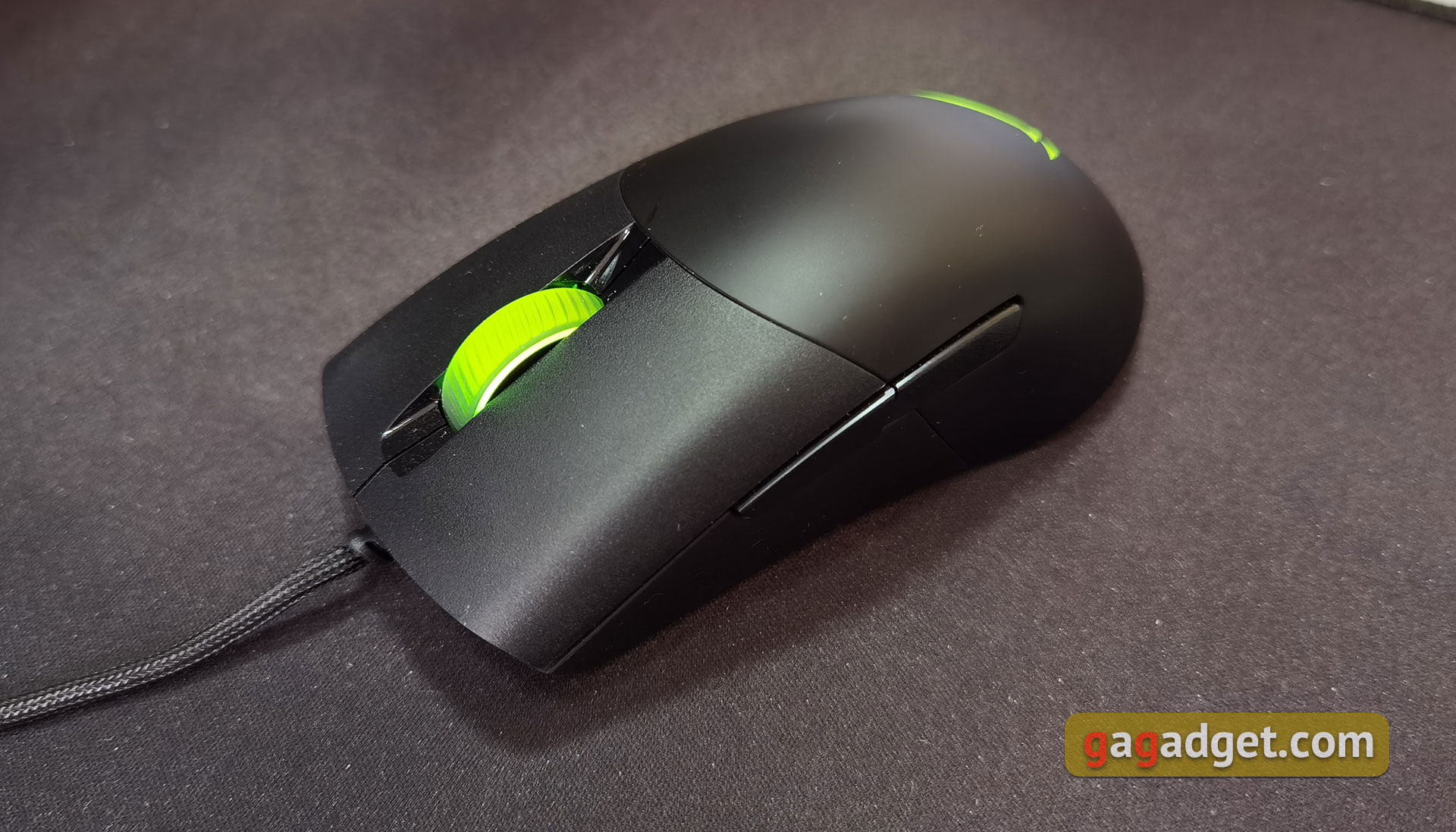 Огляд ASUS ROG Keris: надлегких ігрова миша з швидким сенсором