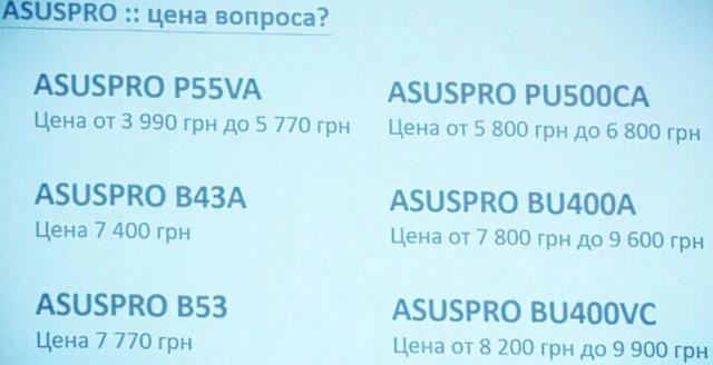 Отчёты с разведки: всё о новых ноутбуках ASUS для Украины-2