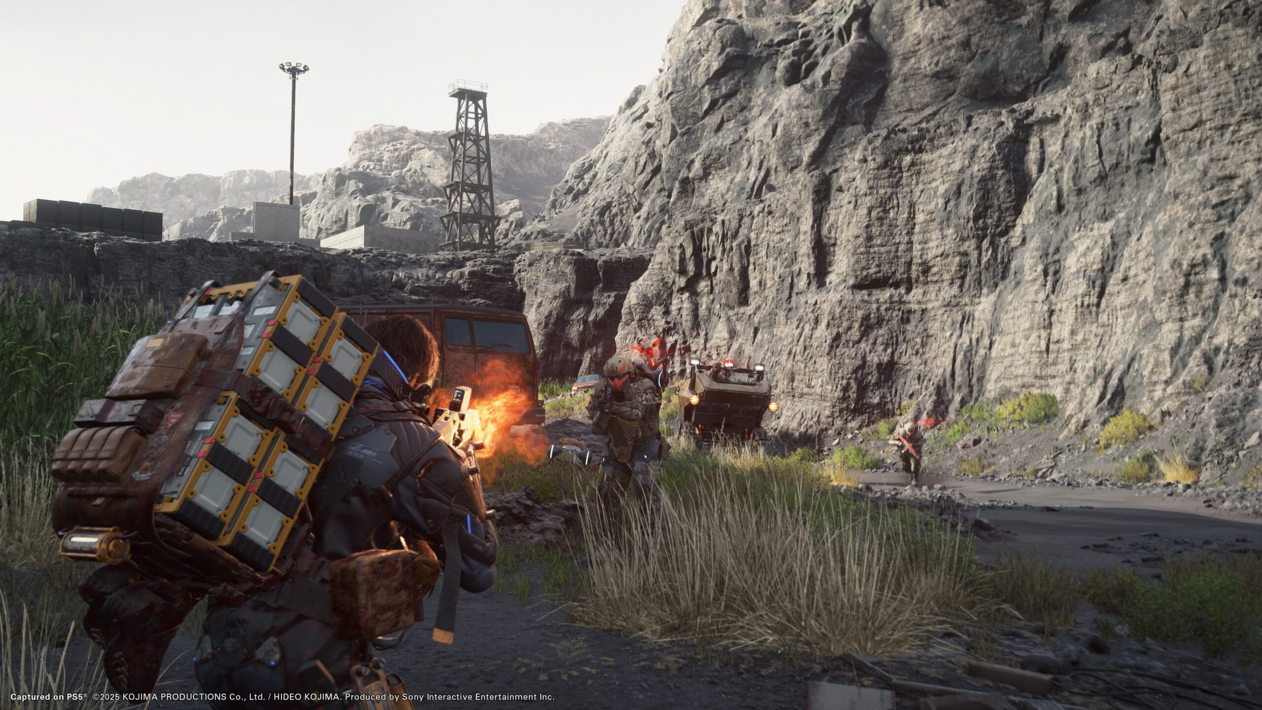 Un extrait de Death Stranding 2, une promenade dans le paysage