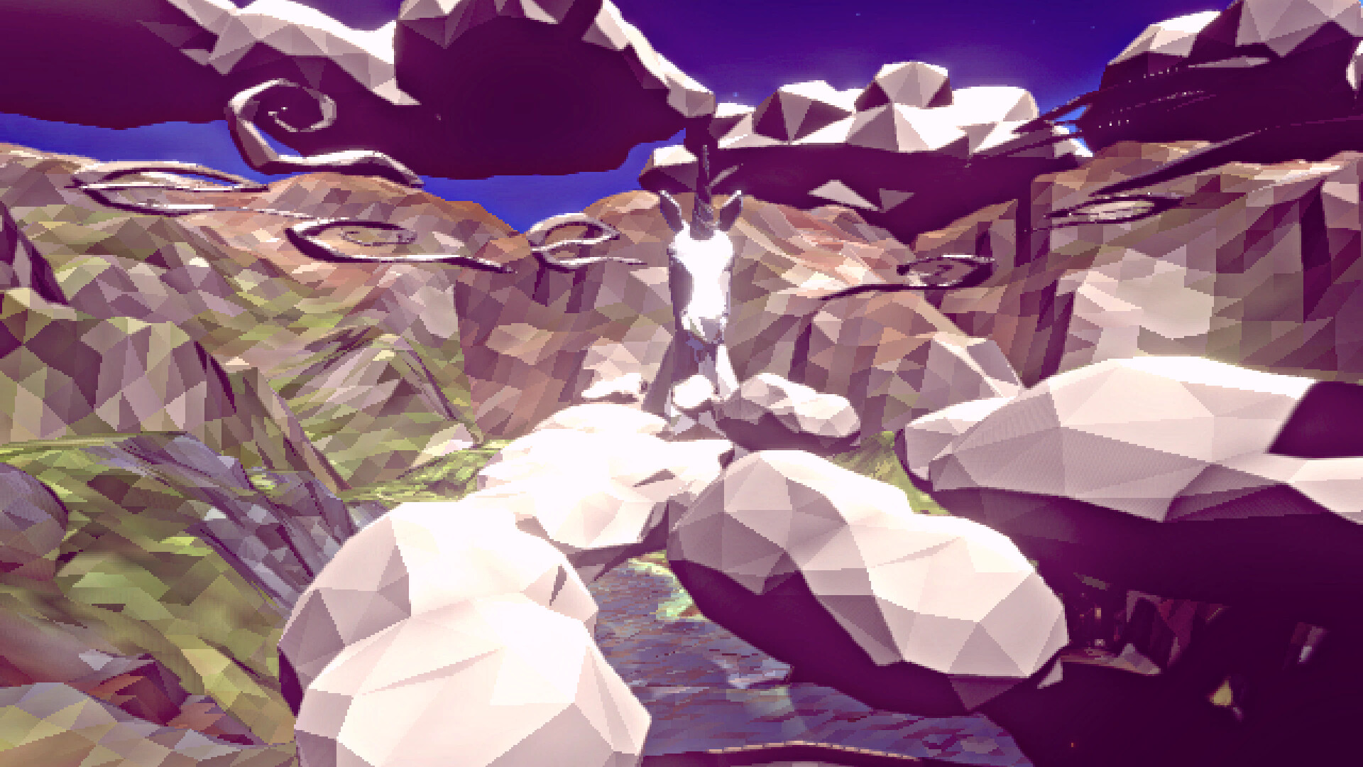 Screenshot from Dreamcore Retro, demonstrating platforming tasks