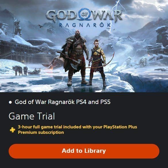 A free trial of God of War Ragnarök is now available for PlayStation Plus Premium and Deluxe subscribers-2