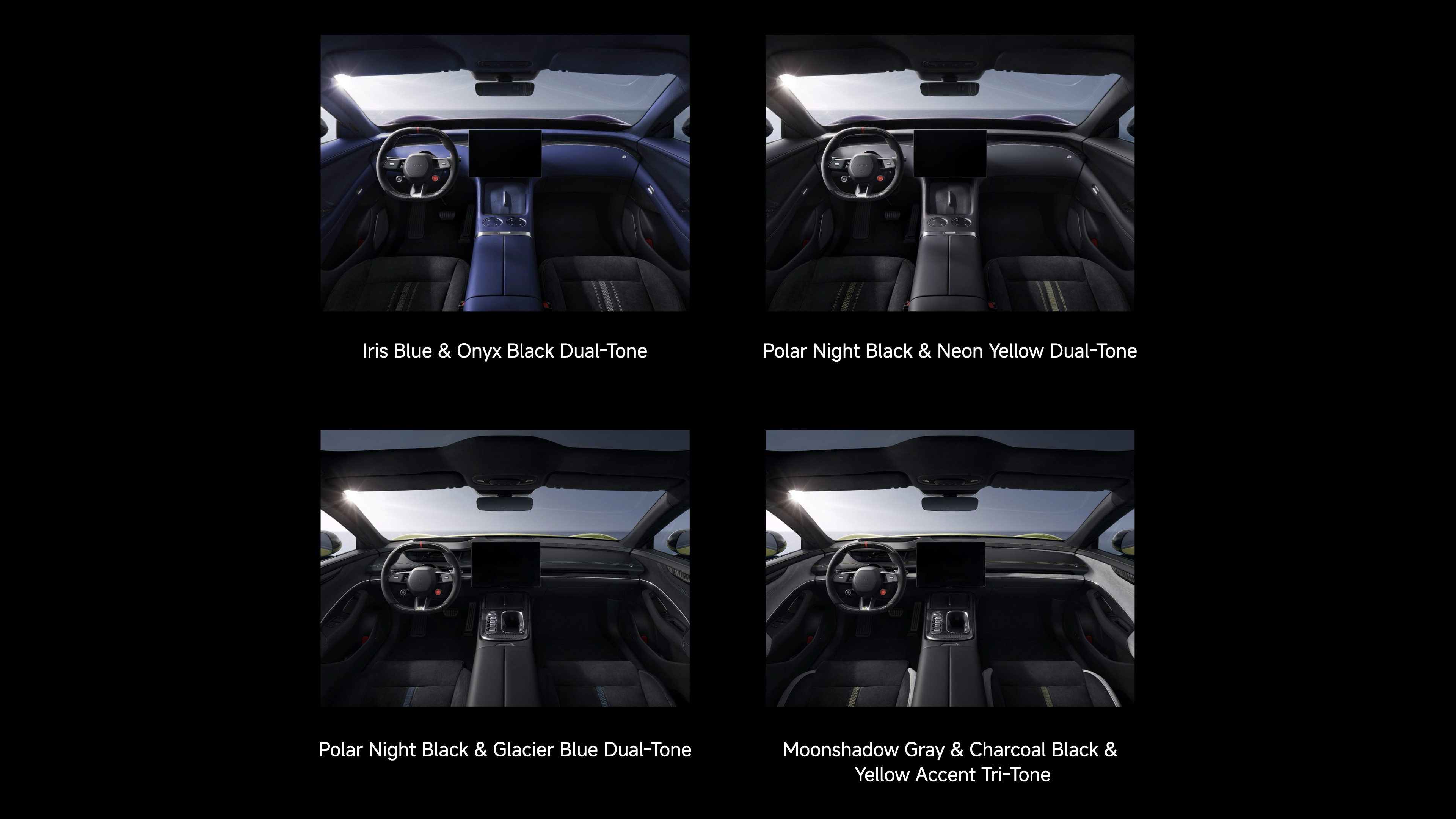 Xiaomi car interior colour schemes