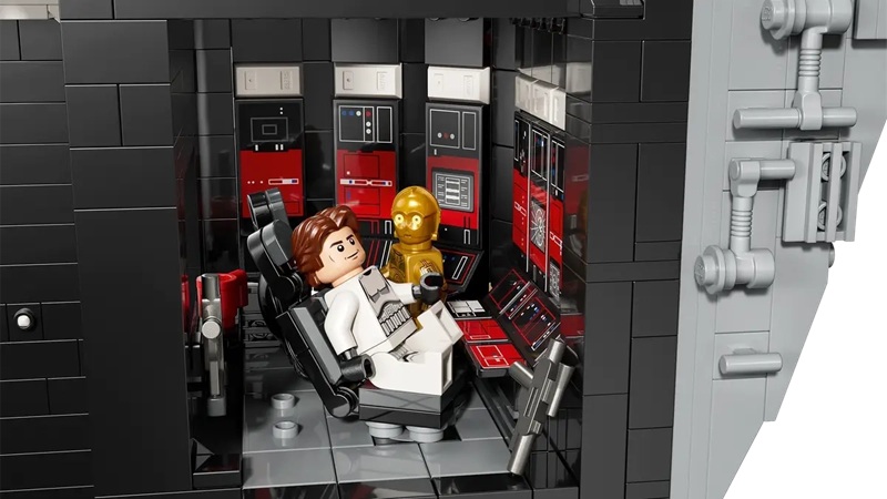 Сцены из фильмов STAR WARS в Звезде смерти LEGO
