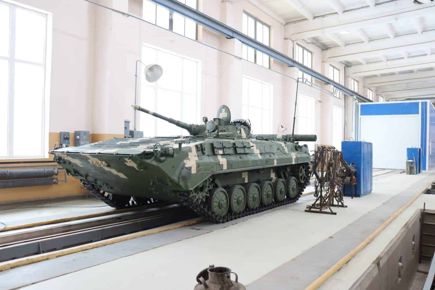 Repaired and upgraded BMP-1