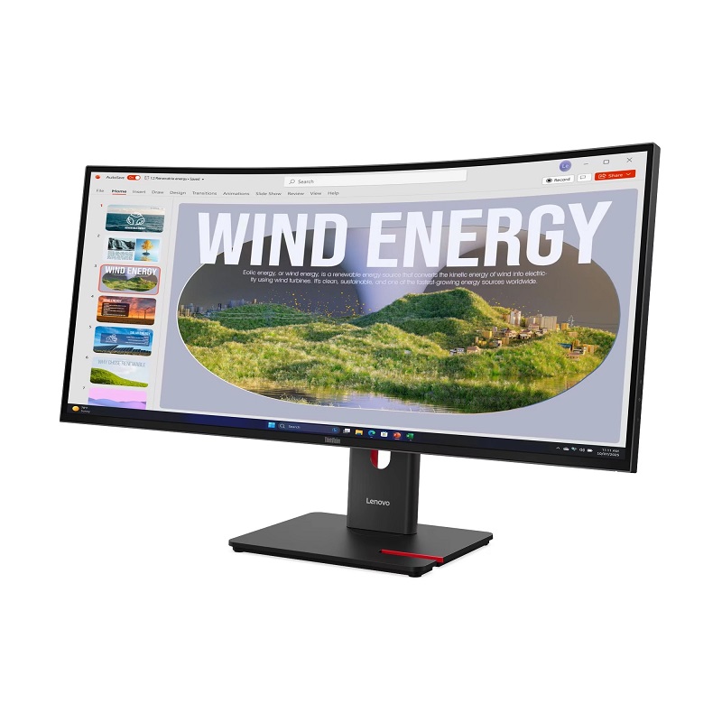 Lenovo ThinkVision T34WD-40 Curved Monitor