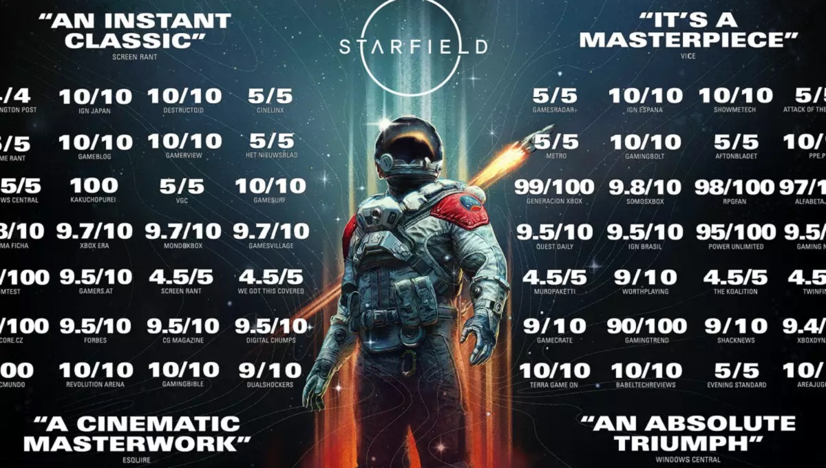 "Абсолютний тріумф Bethesda" - розробники Starfield випустили хвалебний ролик із позитивними відгуками преси