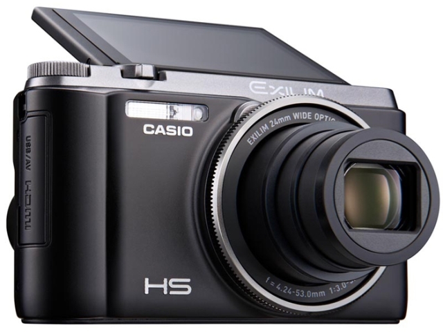 Компактная фотокамера Casio Exilim EX-ZR1200 с поворотным дисплеем