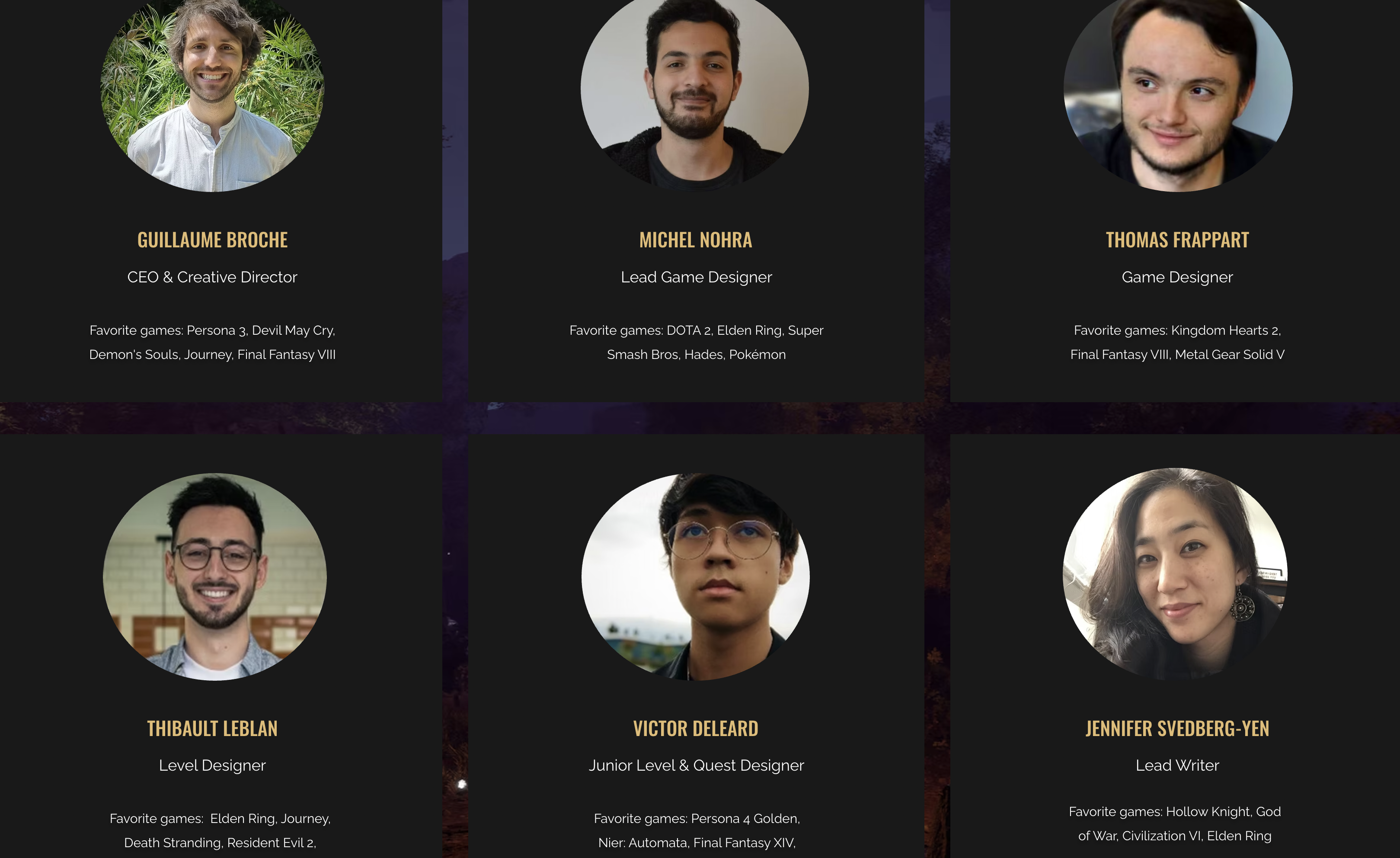 Leaders of Sandfall Interactive. Illustration: Sandfall Interactive