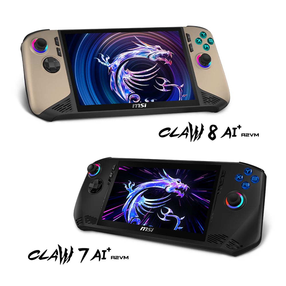 Консолі Claw 7 AI+ та Claw 8 AI+