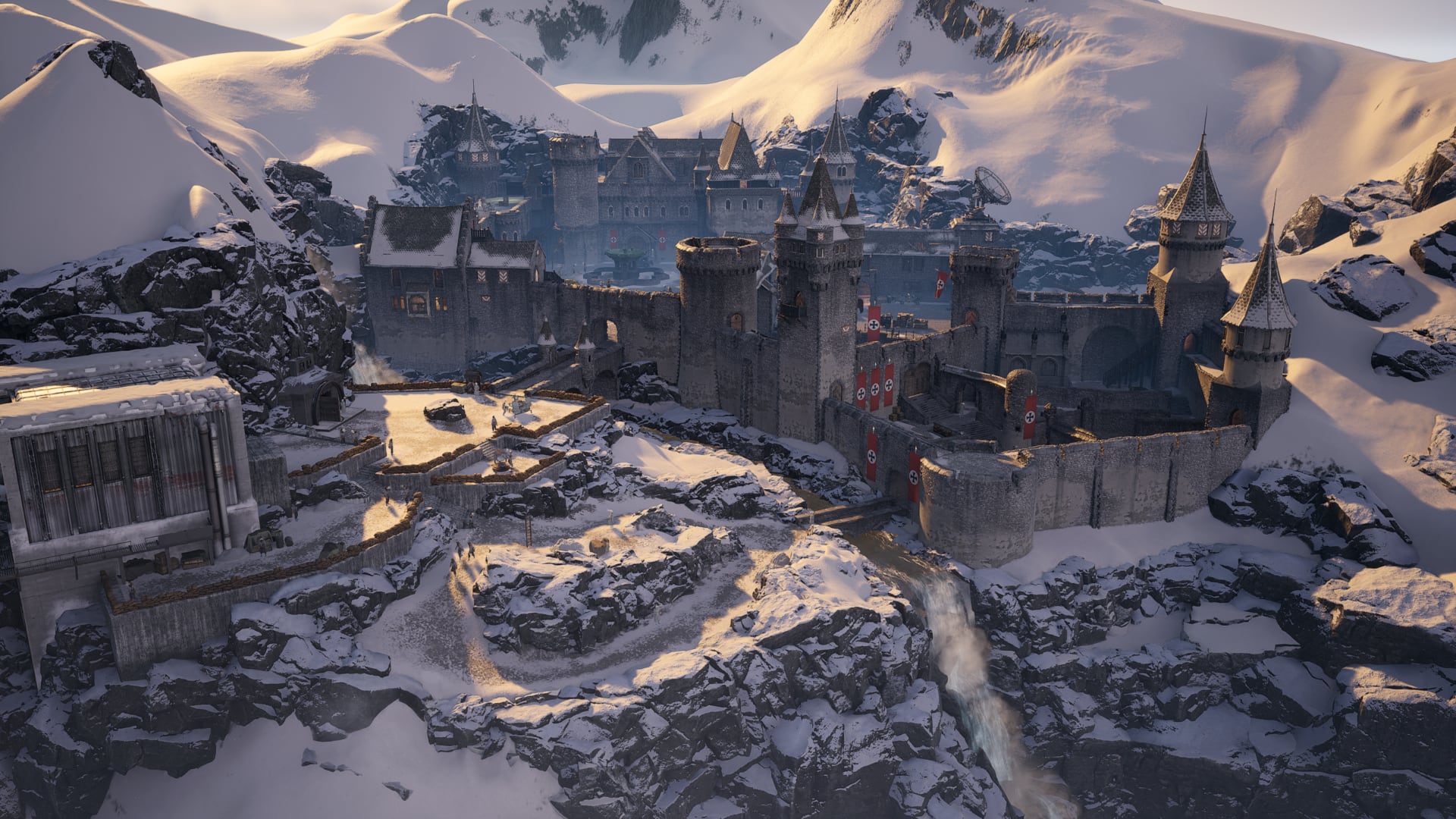 A scene from the game Commandos: Origins