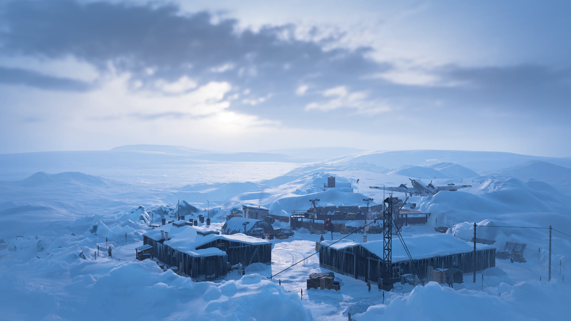 A scene from the game Commandos: Origins
