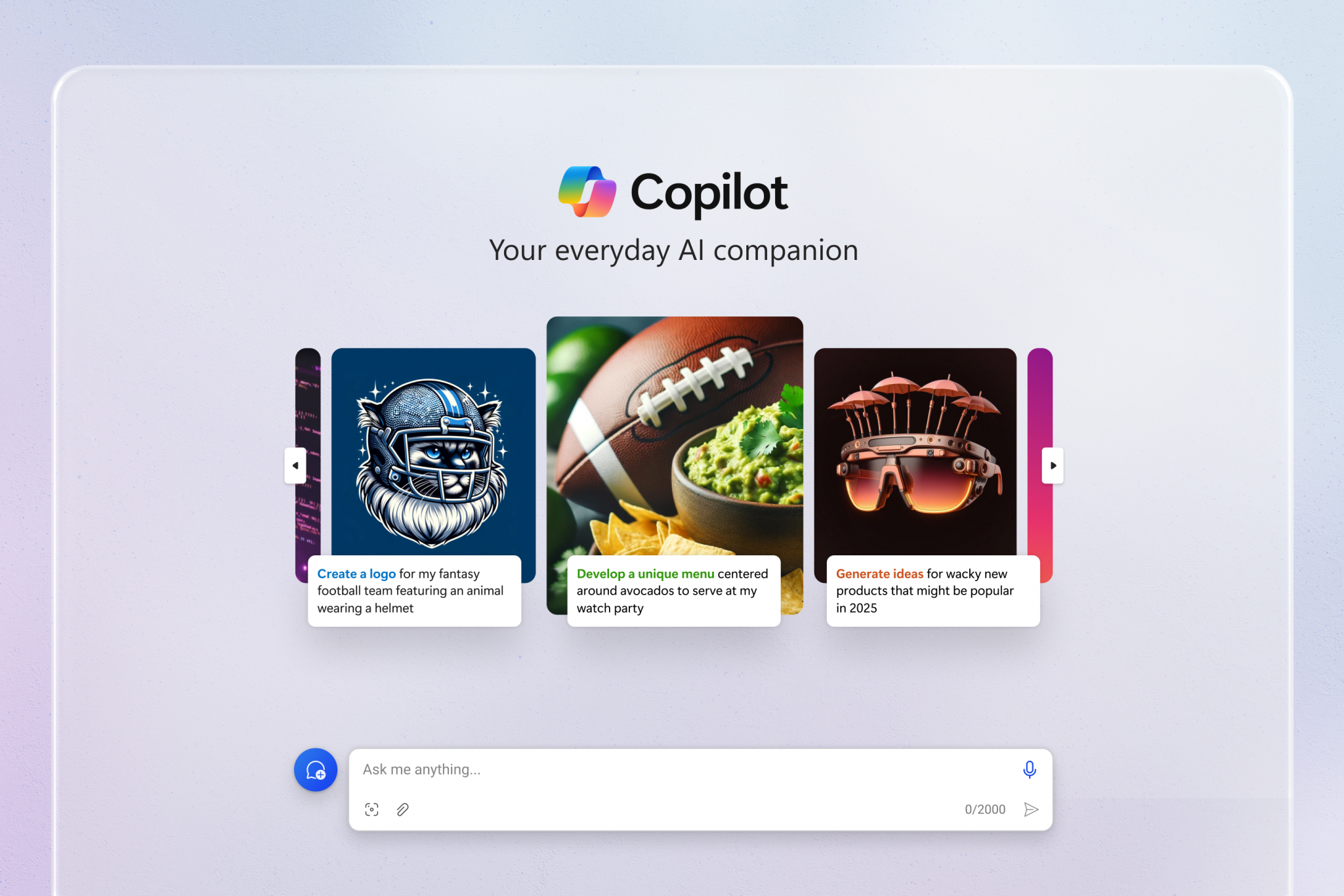 Microsoft has updated the design and functionality of chatbot Copilot