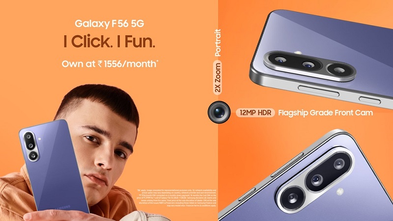 Samsung Galaxy F56 smartphone