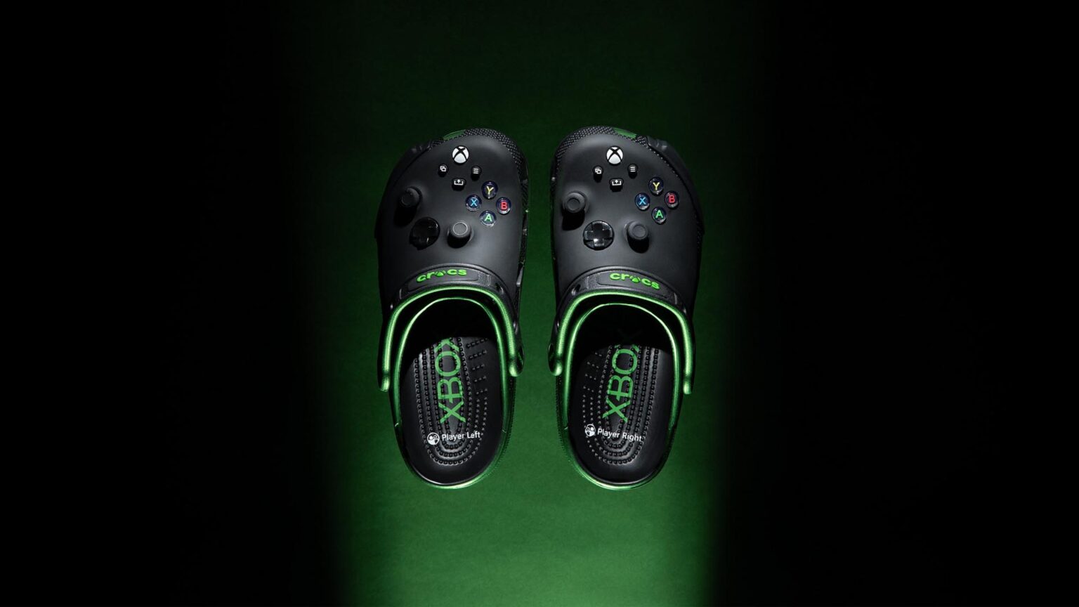 Полный вид новой коллекции Crocs и Xbox