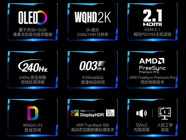 Acer Predator X27U X1 інтерфейс знизу