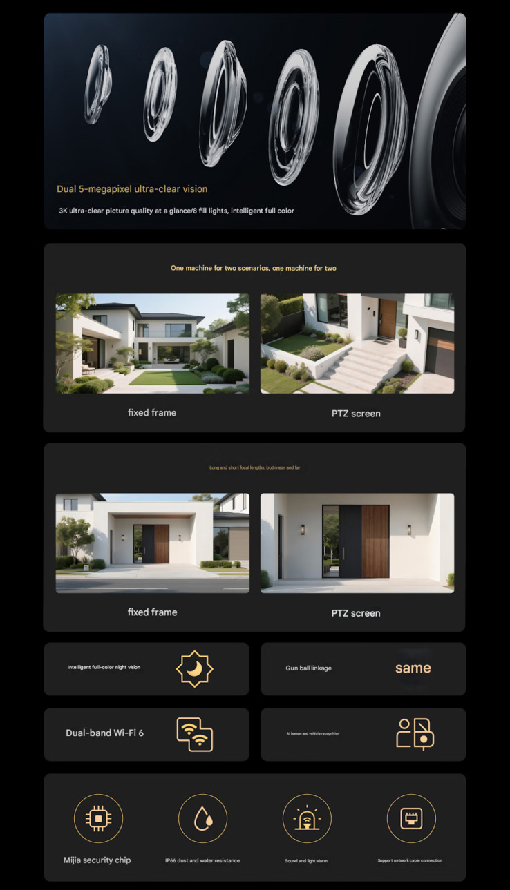 Features of the Xiaomi Outdoor Camera 4 surveillance camera